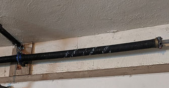 New garage door torsion spring installed in Chicago Illinois