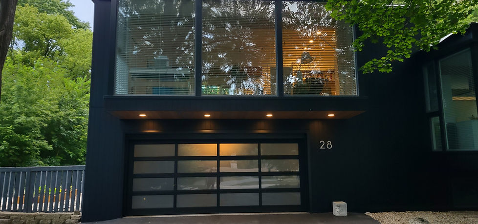 Trusted Garage Door: full-view garage door installed in Chicago Illinois
